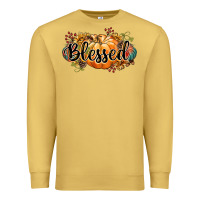 Antique Gold blessed Premium Sweatshirt - CowGirlArtShop