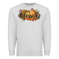 Dove Grey blessed Premium Sweatshirt - CowGirlArtShop