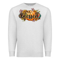 Oatmeal Heather blessed Premium Sweatshirt - CowGirlArtShop