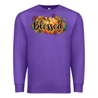 Purple blessed Premium Sweatshirt - CowGirlArtShop