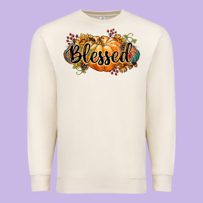 Blessed Premium Sweatshirt Designed By Cowgirlartshop