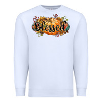 White blessed Premium Sweatshirt - CowGirlArtShop