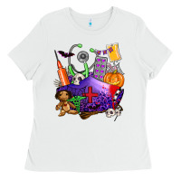 White zombie nurse   halloween Ladies Tee - AdoDesignShop