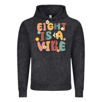 Vintage Black eight is a vibe Vintage Hoodie - MaliasSmallBusiness