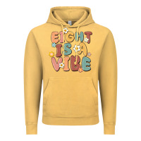 Vintage Mustard eight is a vibe Vintage Hoodie - MaliasSmallBusiness