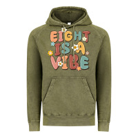 Vintage Olive eight is a vibe Vintage Hoodie - MaliasSmallBusiness