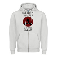 Dove Grey Your Biggest Competitor Zipper Hoodie - Bettercallsaul