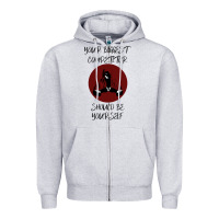 Heather Grey Your Biggest Competitor Zipper Hoodie - Bettercallsaul
