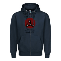 Navy Your Biggest Competitor Zipper Hoodie - Bettercallsaul