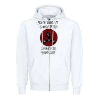 White Your Biggest Competitor Zipper Hoodie - Bettercallsaul