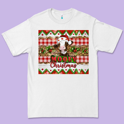 Moooey Christmas Premium Tee Designed By Artiststas
