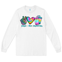 White peace love loaded tea Long Sleeve Tee - JahusDesignShop