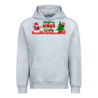 Heather Grey christmas vibes only libbey glass Urban Hoodie - BundleAndBundleShop