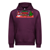 Mauve Wine christmas vibes only libbey glass Urban Hoodie - BundleAndBundleShop