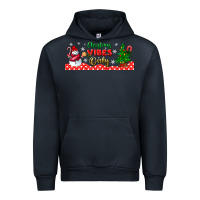 Navy christmas vibes only libbey glass Urban Hoodie - BundleAndBundleShop