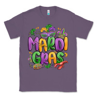 Lavender mardi gras Classic Tee - MaliasSmallBusiness