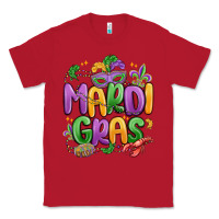 Red mardi gras Classic Tee - MaliasSmallBusiness