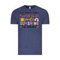 Vintage Denim good morning world your little ray of sarcastic Vintage Tee - MaliasSmallBusiness