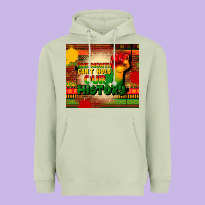One Month Cant Hold Our History Heavyweight Hoodie Designed By Cowgirlartshop