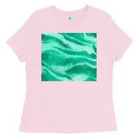 Bubblegum Pink green glitter Ladies Tee - JahusDesignShop