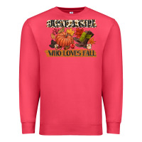 Cardinal just a girl who loves fall Premium Sweatshirt - CowGirlArtShop