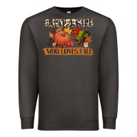 Smoke just a girl who loves fall Premium Sweatshirt - CowGirlArtShop