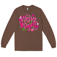 Chestnut merry and bright Long Sleeve Tee - MaliasSmallBusiness