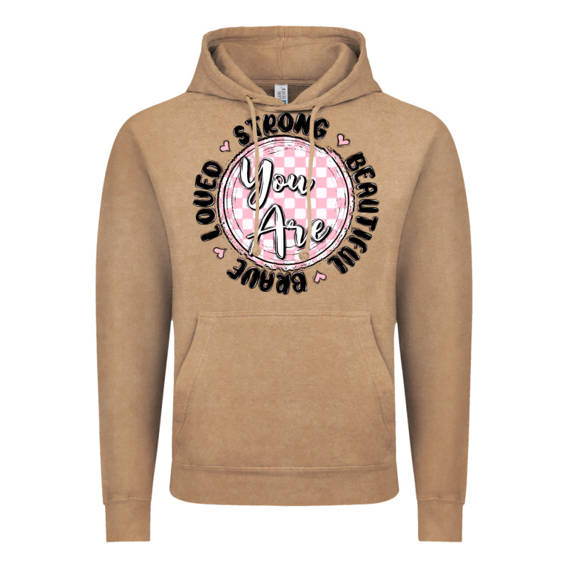 You Are Strong Vintage Hoodie by MaliasSmallBusiness | Teevron