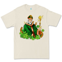 Bone st patricks and horseshoes with shamrocks Premium Tee - AdoDesignShop