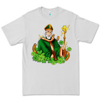 Dove Grey st patricks and horseshoes with shamrocks Premium Tee - AdoDesignShop