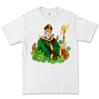 White st patricks and horseshoes with shamrocks Premium Tee - AdoDesignShop