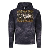 Cloud Black leopard cowhide pattern background Vintage Hoodie - Jasminsmagicworld