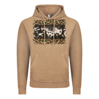 Vintage Coffee leopard cowhide pattern background Vintage Hoodie - Jasminsmagicworld