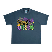 Midnight Navy mardi gras queen Urban Heavy Tee - MaliasSmallBusiness