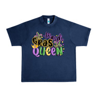 Navy mardi gras queen Urban Heavy Tee - MaliasSmallBusiness
