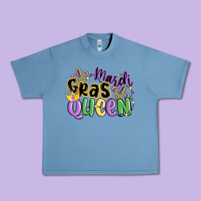 Mardi Gras Queen Urban Heavy Tee Designed By Maliassmallbusiness