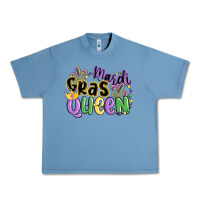 Pebble Blue mardi gras queen Urban Heavy Tee - MaliasSmallBusiness