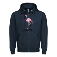 Navy Majestically Awkward Zipper Hoodie - Bettercallsaul
