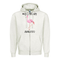 Oatmeal Heather Majestically Awkward Zipper Hoodie - Bettercallsaul