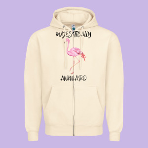 Majestically Awkward Zipper Hoodie Designed By Bettercallsaul