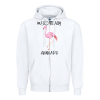 White Majestically Awkward Zipper Hoodie - Bettercallsaul
