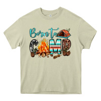 Mossy born to camp Heavy Core Tee - JahusDesignShop