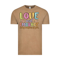Vintage Coffee love and embrace every version of you Vintage Tee - MaliasSmallBusiness