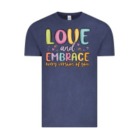 Vintage Denim love and embrace every version of you Vintage Tee - MaliasSmallBusiness