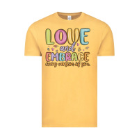 Vintage Mustard love and embrace every version of you Vintage Tee - MaliasSmallBusiness