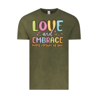 Vintage Olive love and embrace every version of you Vintage Tee - MaliasSmallBusiness
