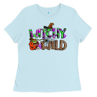 Baby Blue witchy and wild Ladies Tee - AdoDesignShop