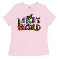 Bubblegum Pink witchy and wild Ladies Tee - AdoDesignShop
