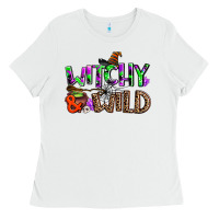 White witchy and wild Ladies Tee - AdoDesignShop