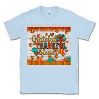 Dusty Blue grateful thankful blessed Classic Tee - JahusDesignShop